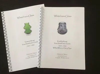 Buy WHITEFRIARS GLASS - Identification Guides For Textured And Knobbly Range Vases • 18.99£