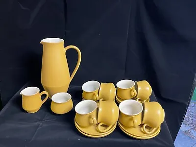 Buy Denby Ode Ware  Mustard  Tea Set 19 Piece Set Made In England • 31.99£
