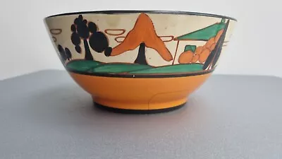 Buy Original Clarice Cliff Art Deco Bowl Hand Painted Pattern 1930-1934 • 175£