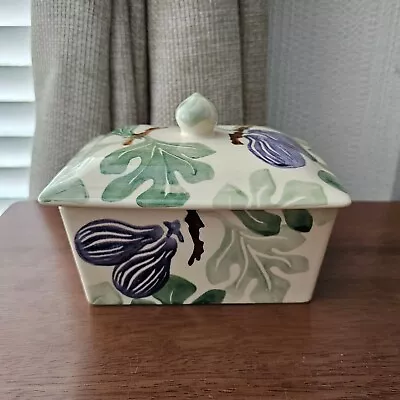 Buy Emma Bridgewater Fig Butter Dish RARE Immaculate Condition • 100£