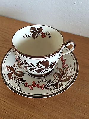 Buy Vintage Copper Lustre Luster Grays Pottery Cup / Saucer  England A-8253 E   • 18.94£