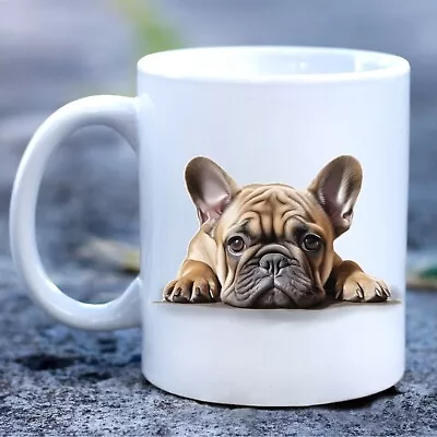 Buy Pet Dog Mug, Watercolour French Bulldog - Ideal Gift • 7.50£