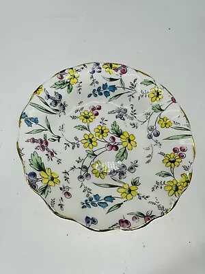 Buy Vintage Tuscan China Plant Shallow Bowl 14cm Flowers And Plants Design • 4.20£