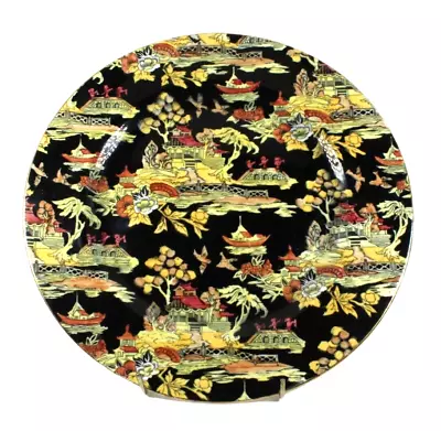 Buy Vintage Royal Winton Grimwades Pekin Chintz Hand Painted Dinner Plate. C1950. • 90£