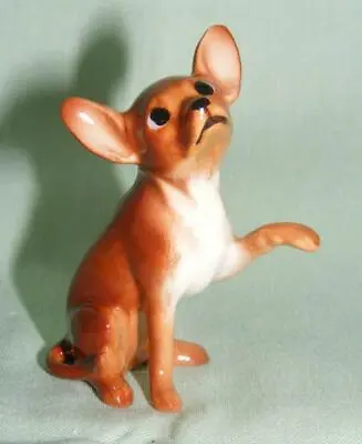Buy Hagen-Renaker Miniature Ceramic Animal Figure Large Chihuahua Brown 10191 • 15£