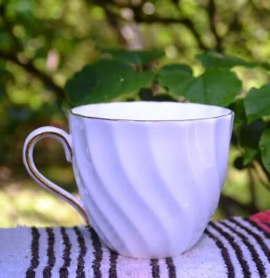 Buy Vintage Tuscan Fine English Bone China Coffee/tea Cup In Swirl Pattern • 8.52£