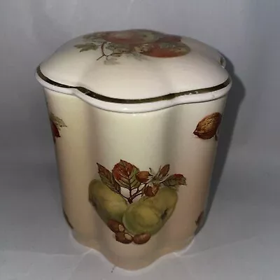 Buy Vintage Royal Worcester Palissy Royale Collection Fruit Lidded Storage Jar / Pot • 8.99£