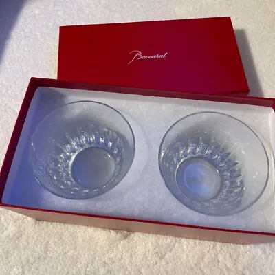 Buy Baccarat Crystal Year Tumbler 2015 Rosa Rock Glass Set UNUSED With Box Gift • 113.37£