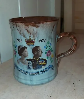 Buy Vintage Pottery Mug To Commemorate The Queen's Silver Jubilee 1977. Ewenni • 2.99£