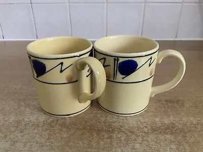 Buy Poole Pottery Omega By Fenella Mallalieu - 2 X Coffee / Tea Mugs • 24£