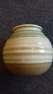 Buy CARRON Studio Pottery Vase Made In Scotland 3.5in High • 6.75£