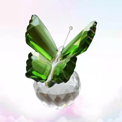 Buy  Crystal Decor Tiny Animal Figurines Butterfly Ornament Glass • 8.95£
