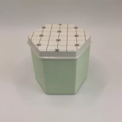 Buy Hornsea Pottery Unusual Strata Trinket Box With Floral Patterned Lid • 20£