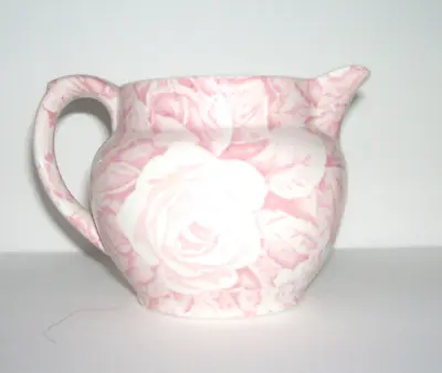 Buy Burleigh Jug Pink 3½  Transfer Print Ditsy Floral Victorian Chintz Free Post • 15£