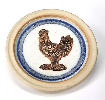 Buy Martin Homer Studio Pottery - Stoneware Dish Relief Chicken Design Signed • 26£
