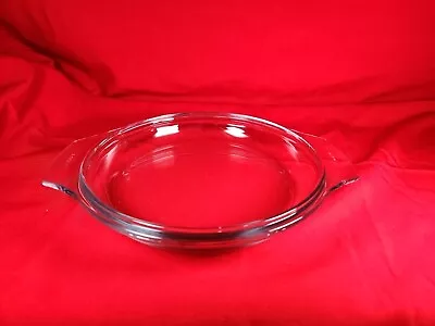 Buy Vintage Pyrex Largr Glass Casserole Lid / Pie Dish 20.3cm Inside Measurement  • 9.99£