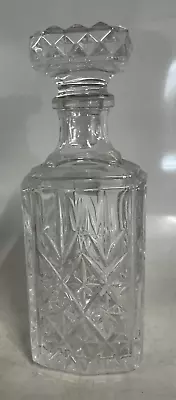 Buy Vintage Decanter Cut Glass Lead Crystal 34% Made In France 10  Tall • 17.99£