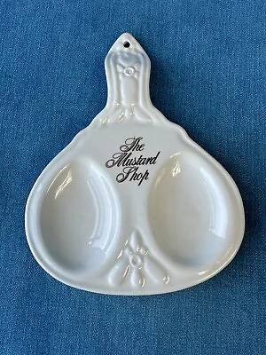 Buy Ceramic Spoon Rest, Honiton - Vintage THE MUSTARD SHOP Wall Hanging • 15£