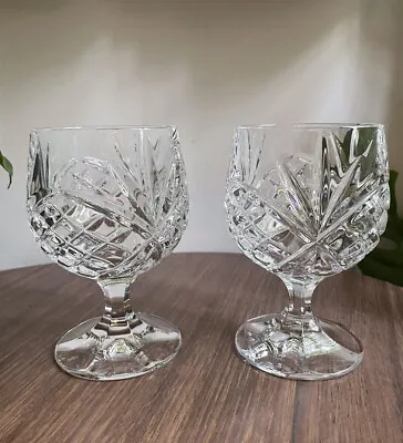 Buy Set Of 2 Royal Doulton Ascot Crystal Crystal Wine/Water Glasses • 26.99£
