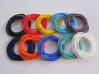 Buy Seed Bead Necklace Extra Long 60  No Clasp Colour Choice High Quality Beads • 4.95£