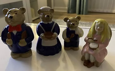 Buy WADE SET OF FOUR GOLDILOCKS AND THREE BEARS Excellent Condition! 1996 • 24£