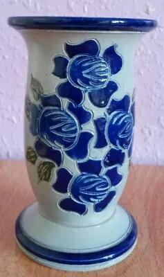 Buy A Cobalt Blue Rare Burger Betschdorf Alsace Pottery. Stamped, Signed. • 28£