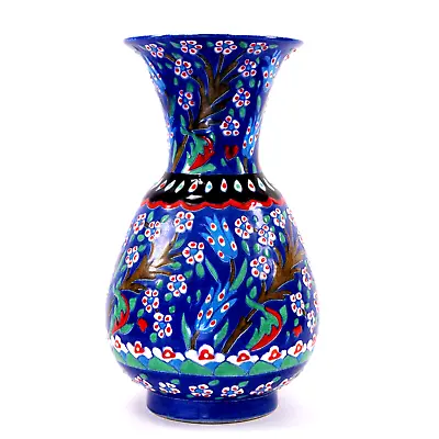 Buy Gini Turkish Art Pottery Vase William De Morgan Inspired By KOG Vintage • 30£