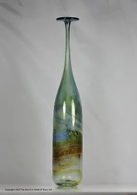Buy Very Tall Isle Of Wight Studio Glass Aurene Bottle • 195£
