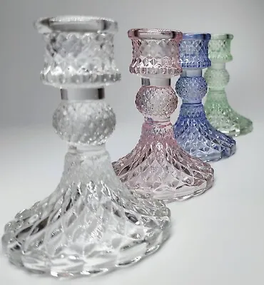 Buy 4 Dinner Candle Holder Glass Vintage Paisley Tabletop Home Gift Décor Christmas • 13.89£