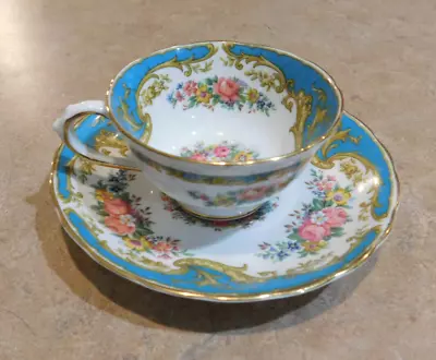 Buy Naples Tuscan Fine English Bone China Floral Print Cup And Saucer • 25.09£