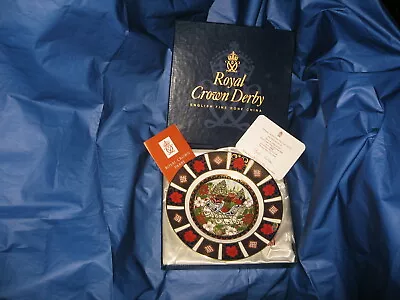 Buy Royal Crown Derby 1996 Christmas Plate Limited Edition With Certificate/Boxed • 75£