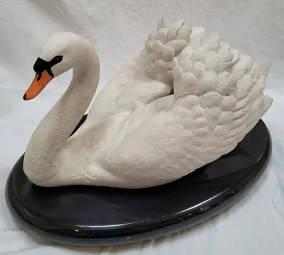 Buy Franklin Mint The Royal Swan By Ronald Van Ruyckevelt 1986 Fine Bisque Porcelain • 25£