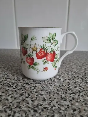Buy Sadler Strawberry Pattern White Coffee Mug Fine Bone China Vintage British  • 14.99£