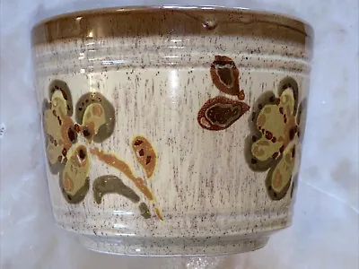 Buy Vintage Retro Prinknash Pottery Gloucester Flower Vase Planter 106mm H 136mm D • 12£