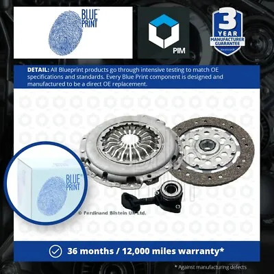 Buy Clutch Kit 3pc (Cover+Plate+CSC) Fits FORD FOCUS Mk2 TDCi 1.6D 04 To 12 240mm • 126.45£