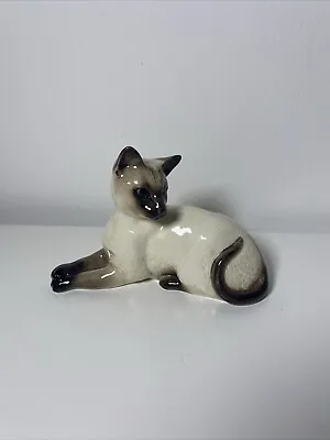 Buy Gorgeous Beswick Siamese Cat 1558 Porcelain Handpainted Ornament • 15£