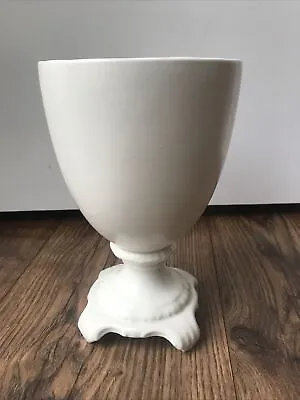 Buy Beswick Ware 1858 White Goblet  Vase (af) • 50£