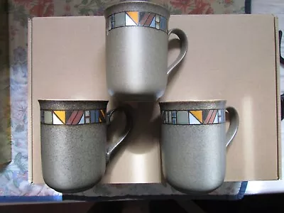 Buy Denby Marrakesh Tea/Coffee Stoneware Mugs X 3. Discontinued. • 29.99£