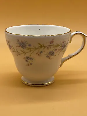 Buy Vintage Duchess Tranquillity White Bone China Tea Cup With Forget-Me-Not Pattern • 16.99£