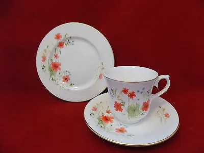 Buy  Vintage Queen Anne Trio: Tea Cup Saucer Side Plate • 15£