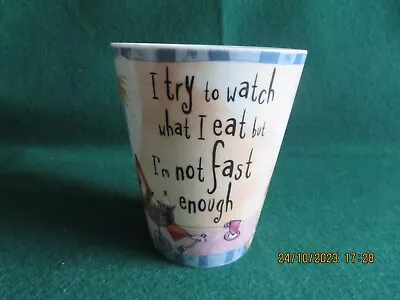 Buy Johnson Brothers Born To Shop Mug,  I Try To Watch Food But I Am Not Fast Enough • 8£