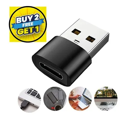 Buy USB To TYPE C 3.0 A Male Adapter Converter OTG For Iphone 11 12 13 14 15 Samsung • 1.85£