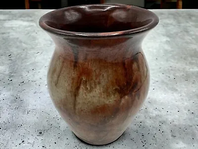 Buy Ewenny Pottery Wales Vase Brown Glaze 12.5cm (5 ) ~ VGC • 9.55£