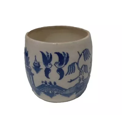 Buy Vintage Chinese Restaurant Ware  Blue Willow Handleless Cup, Custard Or Egg... • 236.81£