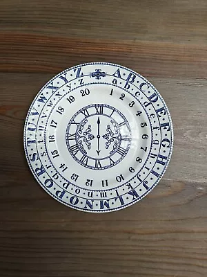Buy ADAMS ABC Childs Plate Blue And White English Ironstone Collectible 7 Inches • 142.31£
