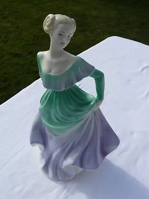 Buy Coalport Bone China Figurine Ladies Of Fashion  Stella  H: 8 /20cm C1993 • 24.99£