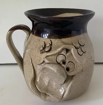Buy Vintage Pretty Ugly Pottery Handmade Stoneware Coffee Mug/ Cup Wales Novelty • 8£