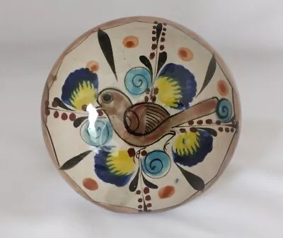 Buy Mexico Tonala Pottery Mushroom Colourful Bird • 10£