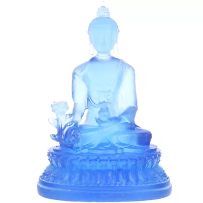 Buy  Healing Crystal Gemstone Buddha Office Decor Blue Ornaments • 12.49£