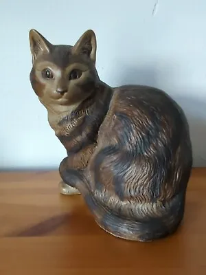 Buy Superb Poole Pottery Stoneware Cat Retired Handmade By Barbara Linely Adams • 75£